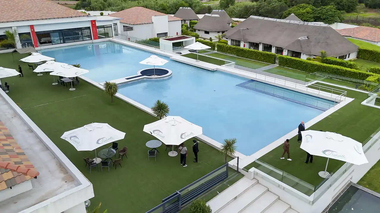 Aerial view of Louisville Midrand venue